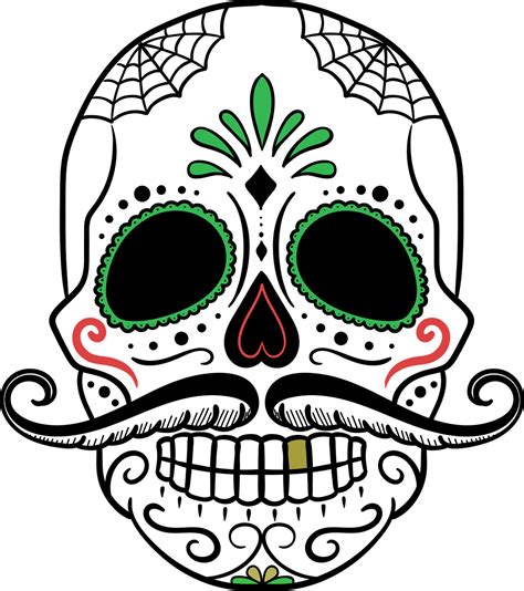 Día De Los Muertos Cráneo Calavera Gráficos Vectoriales Gratis En Pixabay