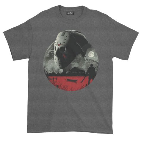 Jason Voorhees Friday 13th Horror Movie Fan T Shirt Zilem