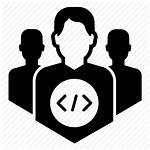 Team Coding Icon Developer Coder Hacker Community