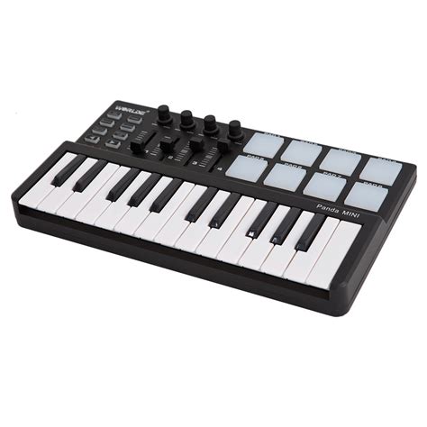 Worlde Panda Midi Keyboard 25 Keys Mini Piano Usb Keyboard And Drum Pad