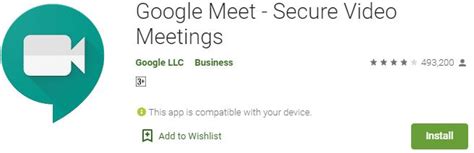 Select on the list of app on the search result list. How to Download Google Meet For Windows - Techkeyhub