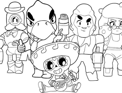 Colorate Brawl Stars Coloring Pages Star Coloring Pages Porn Sex Picture
