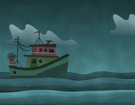 Stormy Sea Animation Behance