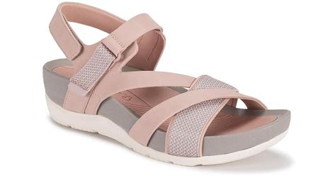 Baretraps Synthetic Alaina Wedge Sandal In Light Pink Pink Lyst