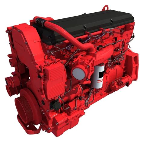 Red Truck Engine 3d Model Cgtrader