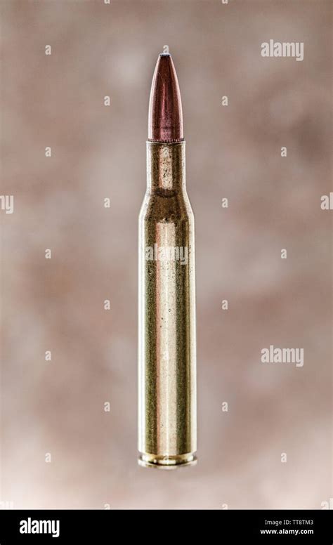 An Example Of The 270 Winchester Centrefire Rifle Cartridge With A
