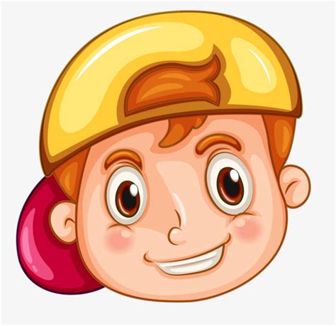 Boy Avatar Boy Clipart Yellow Hat Boy Png Image And Clipart For Free