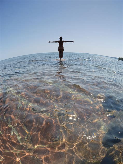 Lake Superior Mature Nude Woman Photograph By Chris Maher Fine