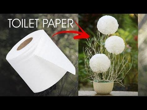 Besonders kinder können mit den leichten bastelanleitungen und kostenlosen bastelvorlagen gut basteln. Round Toilet Paper Flower - YouTube | Fleurs avec papier ...