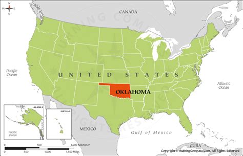 Oklahoma On Us Map Where Is Oklahoma