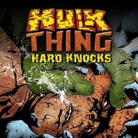 Hulk And Thing Hard Knocks Marvel 2004 W2mnet