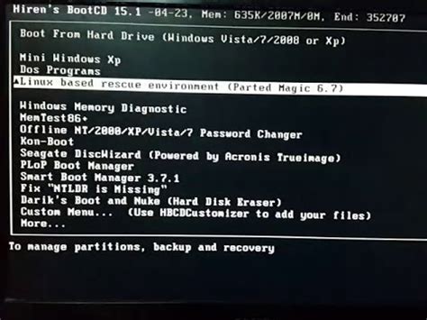 How To Check And Repair Hard Disk Bad Sector Using Hirens Bootcd With