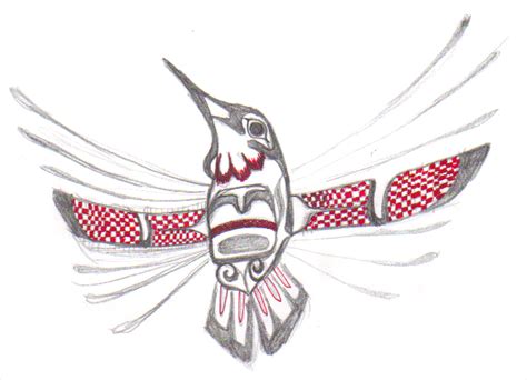 Native Hummingbird By Yvolef On Deviantart Native American Tattoo Art