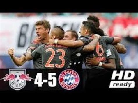 Результаты матча, счет 0:1, обзор по минутам, видео. Bayern Munich vs RB Leipzig 5-4 || مباراة نار🔥😱 - YouTube