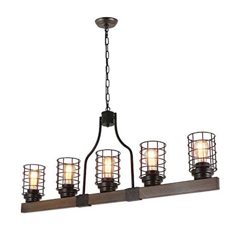Wide and up chandeliers 203 results. Eumyviv Farmhouse Cage Rustic Chandelier Kitchen Island 5 ...