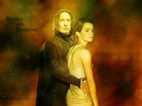 Hermione And Snape Hermione And Severus Wallpaper 7701334 Fanpop