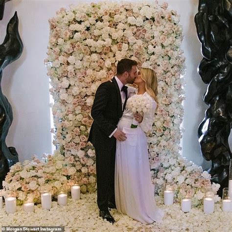 Jordan Mcgraw And Morgan Stewart Tie The Knot In An Intimate Ceremony