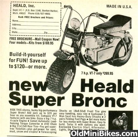 Heald Super Bronc Ad 1972