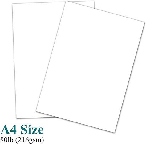 A4 Premium White Card Stock Paper Great For Copy Printing Writing