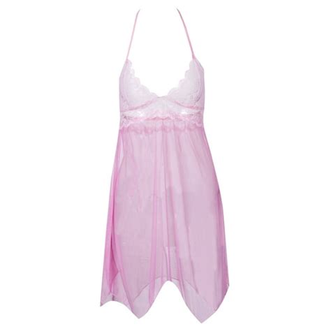 Women Sexy Lingerie Badydoll Sleepwear See Trough Nightdress Nightwear Erotic Nightgown G String