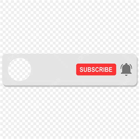 Youtube Subscribe Button Vector Design Images Youtube Subscribe Button