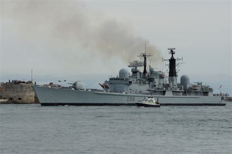 Hms York Returns To Portsmouth For The Final Time
