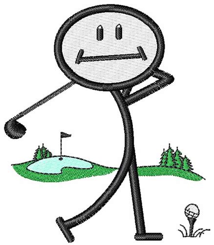 Busybodies Embroidery Design Golf 345 Inches H X 297 Inches W