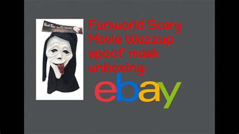 Funworld Scary Movie Wazzup Spoof Mask Unboxing Youtube