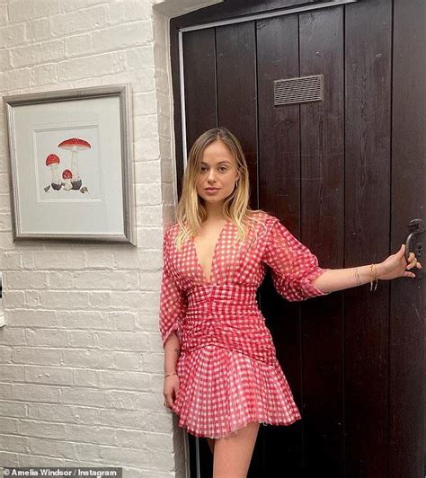 Lady Amelia Windsor Puts On A Stylish Display In Gingham Dress In 2021