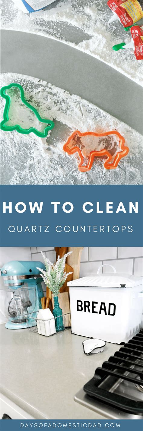 Granite gold quartz brite® is a quartz cleaner you can safely use on your quartz countertops. How to Clean Quartz Countertops | Days of a Domestic Dad