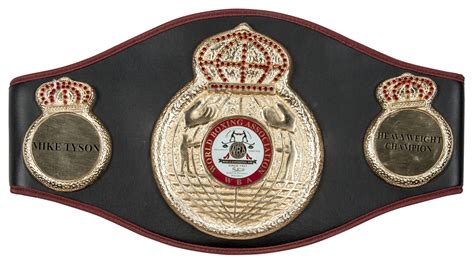 Lot Detail Mike Tyson Signed Wba World Champion Belt Jsa