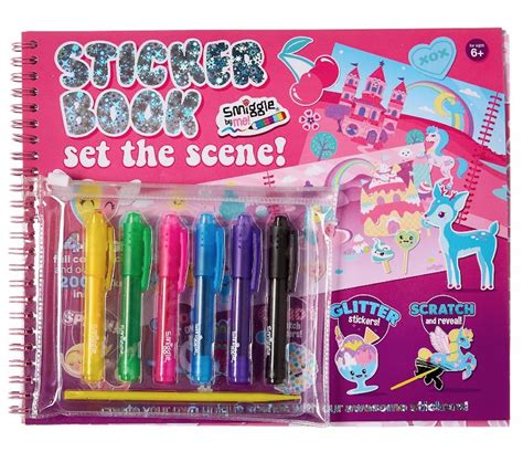 Buy Smiggle Activity Set The Scene Sticker And Colouring Book Pink