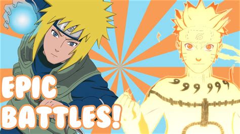 Most Epic Battle Ever Naruto Vs Minato Youtube