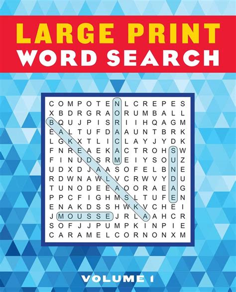 Large Print Word Search Volume 1 Book By Editors Of Thunder Bay Press