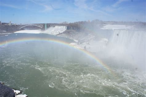 Rainbow At Niagara Falls Canada Niagara Falls Gary Ontario