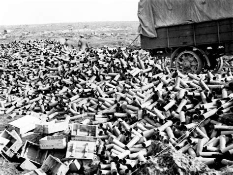 Used Shell Casings From The Australians On Menin Road World War One