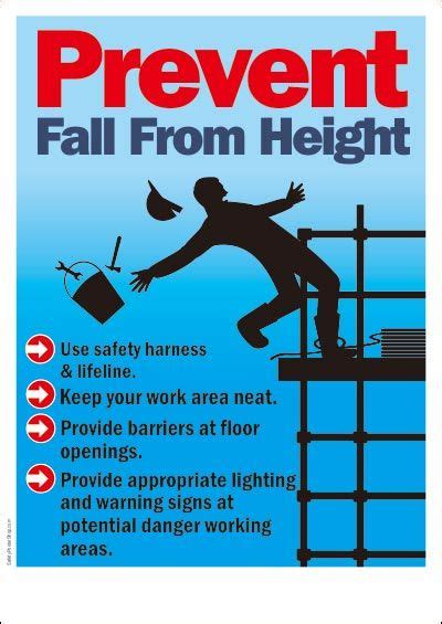 Work At Height Safety Posters Safety Poster Shop Part 2 Safety