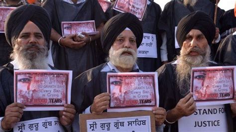 Sikhs Protest In Punjab Over Alleged Desecration Of Holy Book