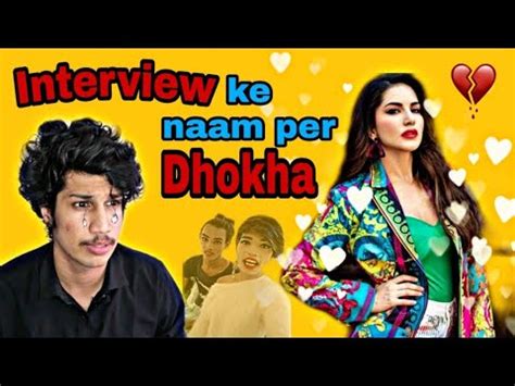Interview with sunny leone | got a terrible suprise| Dhokha| Aditya ...