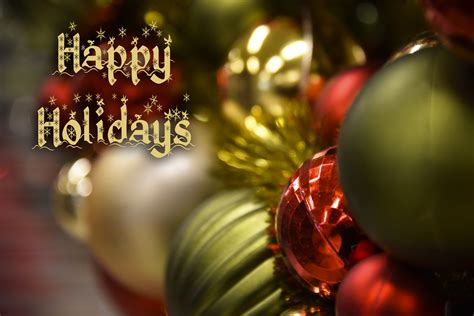 Happy Holidays Greeting Free Stock Photo - Public Domain Pictures