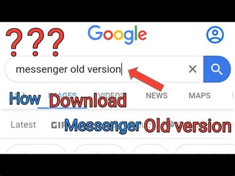 Download messenger old version apk for android. How to download messenger old version || messenger old ...