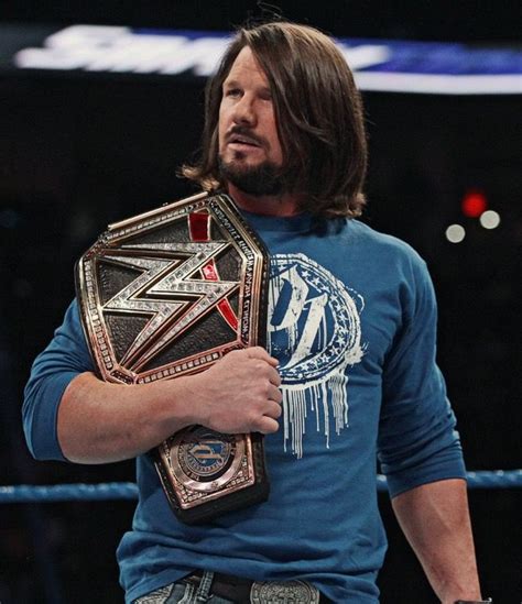 Wwe World Heavyweight Champion Aj Styles Aj Styles Wwe Aj Styles