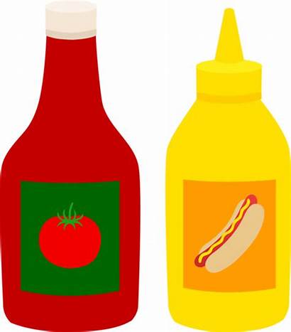 Ketchup Mustard Bottles Clip Sweetclipart