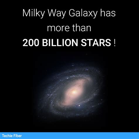 Milky Way Galaxy Has More Than 200 Billion Stars Milky Way Galaxy