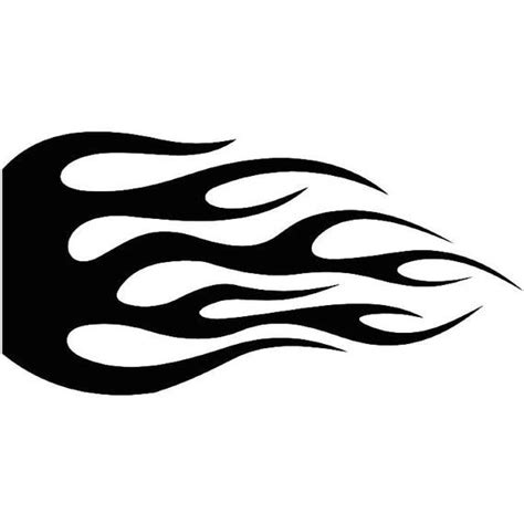 Fire Decal 3 Hot Rod Flames Automotive Car Motorcycle Pin Striping