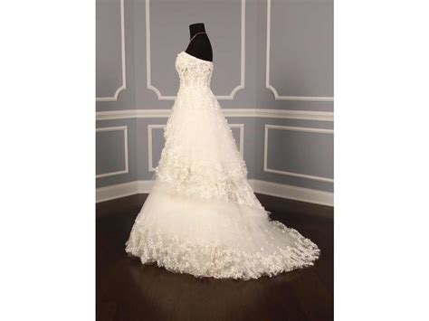 New Monique Lhuillier Daisy Wedding Dress Size 8 6890