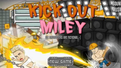 kick out miley cyrus celebrity launcher web game playthrough youtube
