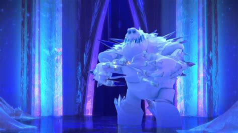 Frozen End Of Credits Scene Hd Marshmallow Snow Monster Finds Elsas