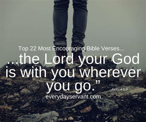 Top 22 Most Encouraging Bible Verses Everyday Servant