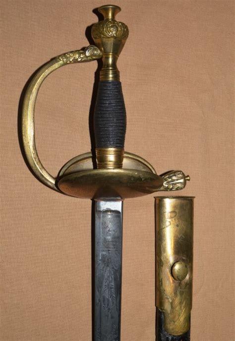 Named Prussian Infantry Officers Sword First Quarter 19th C